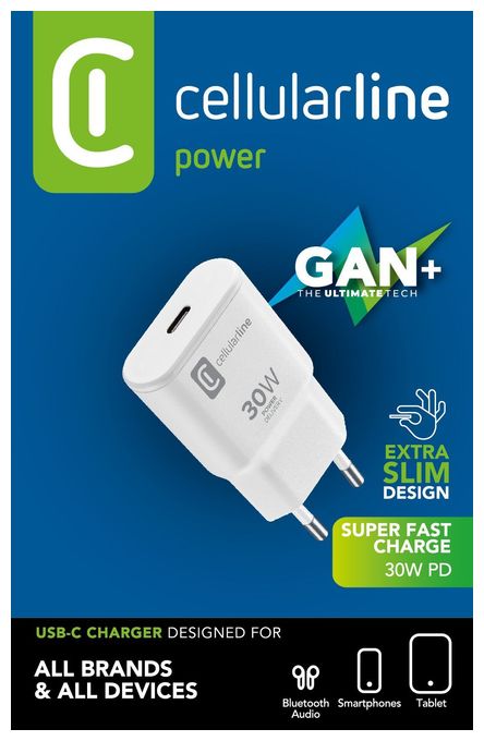 USB-C Ladegerät mit GaN-Technologie - GAN SLIM 30W 