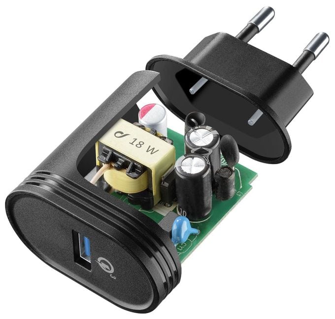 USB Charger 18W - Huawei, Xiaomi, Wiko, Asus and other smartphone 
