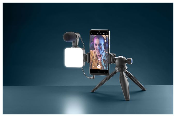  Vlogger Kit Universal (Schwarz) 