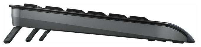 Heimbüro Tastatur RF Wireless 2.4 GHz  Gentix Desktop (Schwarz) 