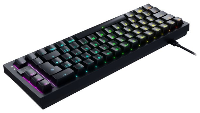 RGB-LED Gaming Tastatur USB  K5V2 Compact (Schwarz) 