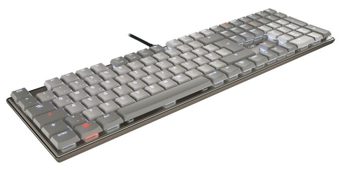 Heimbüro Tastatur USB  KC500MX LP (Grau) 