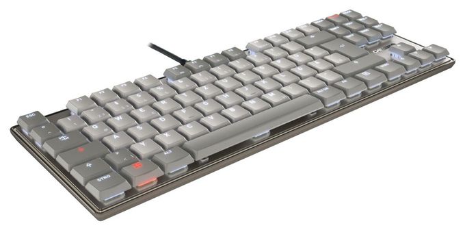 Heimbüro Tastatur USB  KC500MX LP TKL (Grau) 