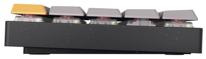 RGB-LED Gaming Tastatur RF Wireless + Bluetooth 2.4 GHz  MX-LP 2.1 (Schwarz) 