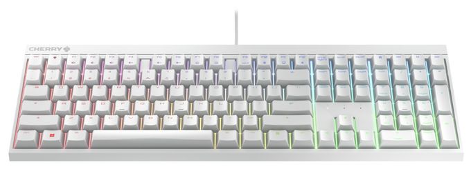 RGB-LED Gaming Tastatur USB  MX2.0S (Weiß) 