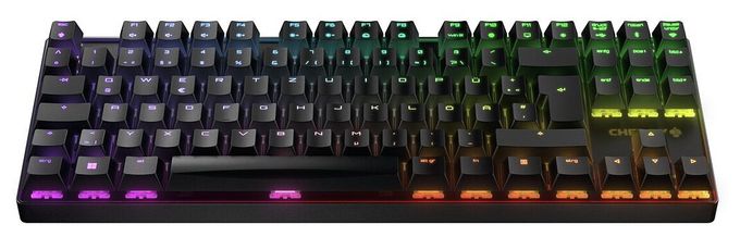 RGB-LED Gaming Tastatur USB + RF Wireless + Bluetooth 2.4 GHz  MX8.2 TKL Wireless RGB (Schwarz) 