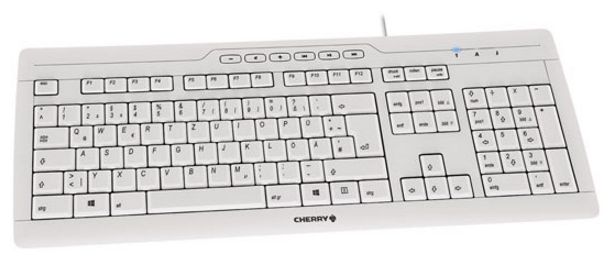 Büro Tastatur USB  Stream 3.0 (Grau) 