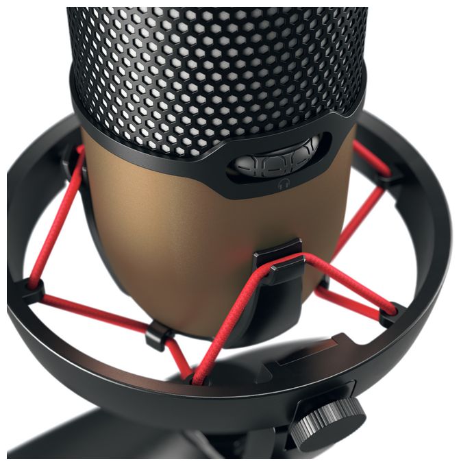Kabelgebunden Tischmikrofon 192 kHz USB  UM9.0 Pro RGB (Schwarz, Kupfer) 