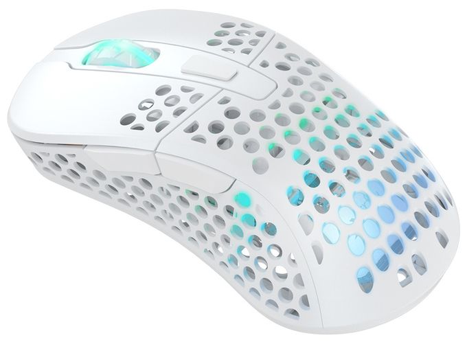 19000 DPI Gaming Maus Optisch  M4 RGB (Weiß) 