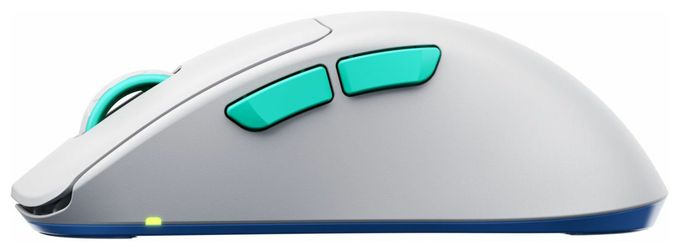 26000 DPI Gaming Maus (Blau, Türkis, Weiß) M64 Wireless 