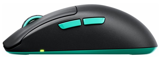 26000 DPI Gaming Maus  M68 Wireless (Schwarz, Türkis) 