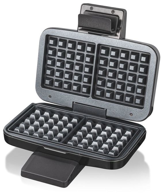 Waffeleisen quadratisch für 2 Waffel(n) 1000 W 1459 