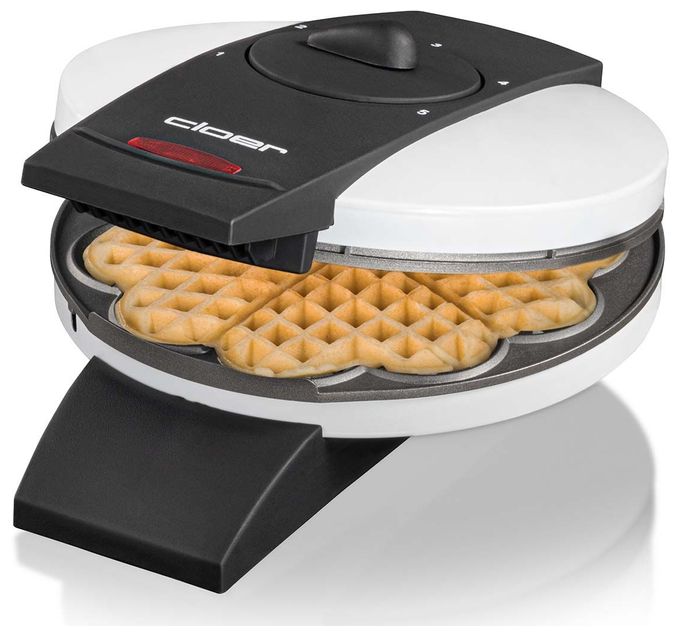 Waffeleisen Herz (Form) für 5 Waffel(n) 930 W 1621 