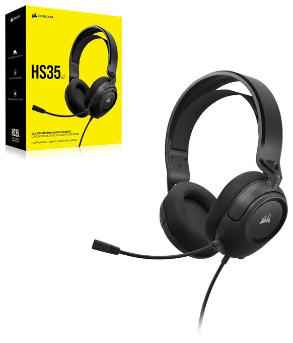 Over Ear Kopfhörer Kabelgebunden  HS35 v2 (Karbon) 