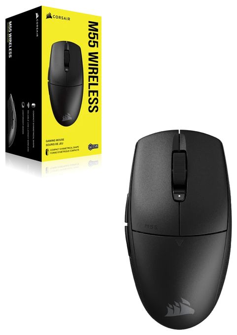 24000 DPI Gaming Maus Optisch  M55 (Schwarz) 