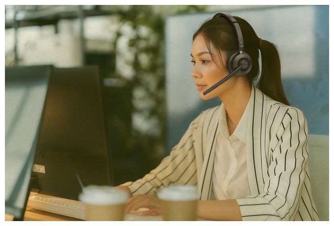 Ohraufliegender Bluetooth Kopfhörer kabelgebunden&kabellos  Chat Wireless (Schwarz) 