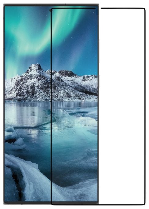 Klare Bildschirmschutzfolie Kunststoff für  Samsung Galaxy S24 Ultra Kratzresistent eco-shield 