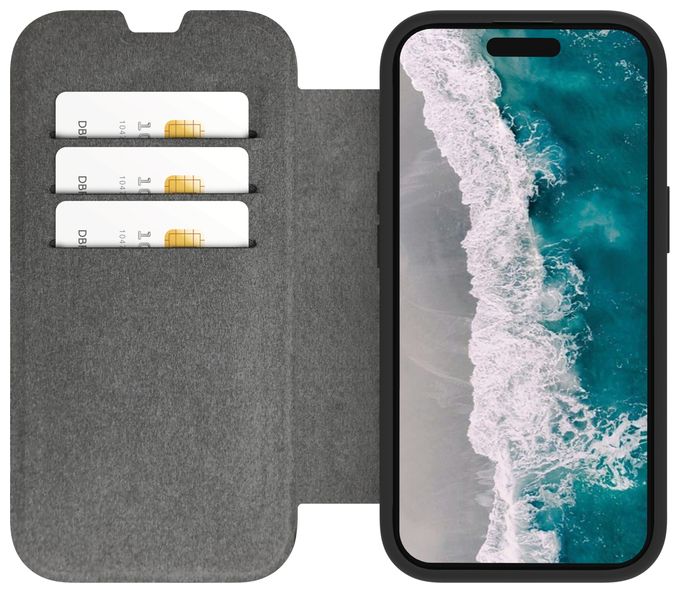 Folio für Apple iPhone 15 Pro Max  Helsinki MagSafe (Schwarz) 