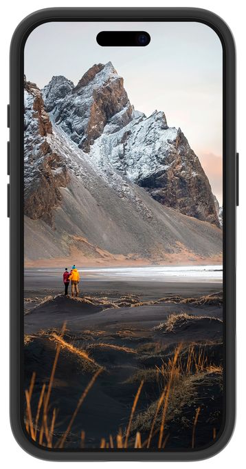Cover für Apple iPhone 16  Iceland Ultra D3O MS Kick (Schwarz) 