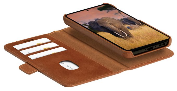 Geldbörsenhülle für Samsung Galaxy S24  Lynge (Beige) 