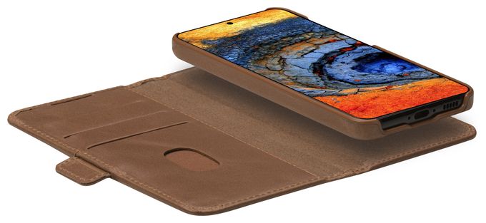 Flip case für Samsung Galaxy A56 5G  Lynge (Braun) 