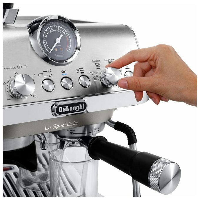Siebträger Kaffeemaschine 15 bar  EC9255.M La Specialista Arte Evo (Grau, Edelstahl) 