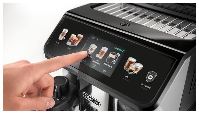 Kaffeevollautomat 19 bar 1,8 l 300 g  Eletta Explore ECAM450.55.S (Schwarz, Silber) 