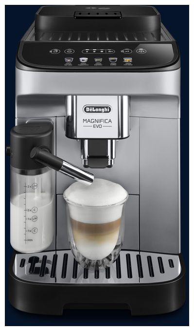 Kaffeevollautomat 15 bar 1,8 l 250 g  Magnifica Evo ECAM290.61.SB (Schwarz, Silber) 