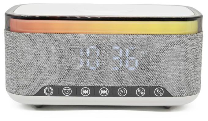 Bluetooth FM Radio Uhr  CRQ-225 (Grau) 