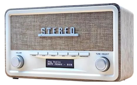 Radio  DAB-18 (Braun, Weiß) 