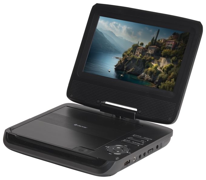 17,8 cm (7 Zoll) Tragbarer DVD-Player CD, CD-R, CD-RW, DVD, DVD+R, DVD+RW, DVD-R, DVD-RW MT-792 