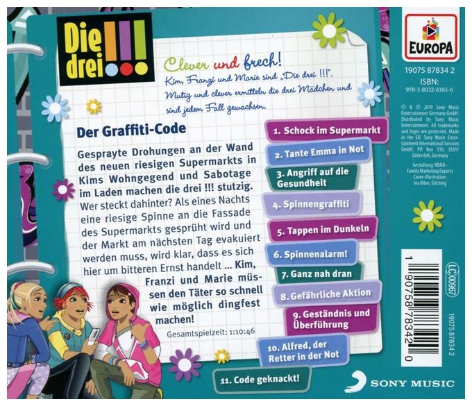 Die drei !!! (64): Der Graffiti-Code 