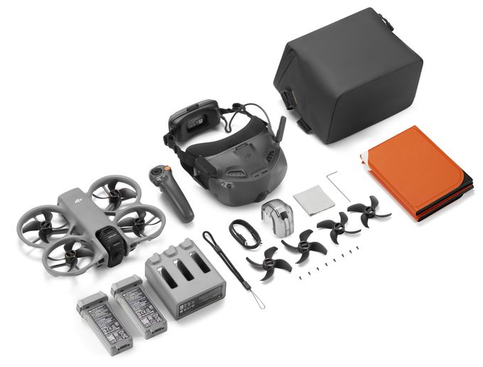 15520 x 7760 Pixel Oktocopter Multicopter/Drohne Flugzeit: 23 min  Avata 360 Motion Combo (Goggles N3) (Grau) 