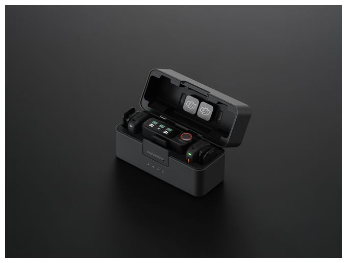 Mic 3 (2TX+1 RX+Charging Case) (Schwarz) 