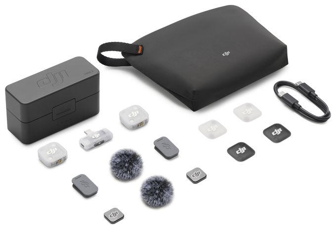 Mic Mini 2 (2 TX + 1 RX + Charging Case) 
