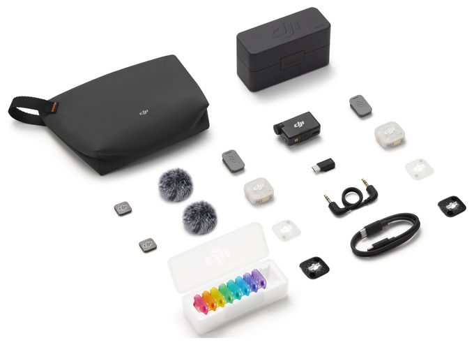 Mic Mini 2S (2 TX + 1 RX + Charging Case) 