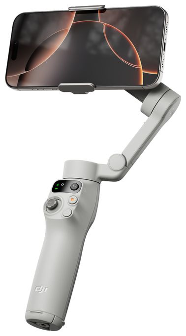 Stativ Gimbal für Smartphone faltbar Bluetooth  Osmo Mobile 7 Gimbal-Stabilisator (Weiß) 