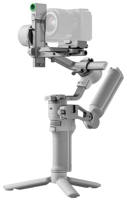 Stativ Gimbal für Kamera faltbar Bluetooth  RS4 Mini Combo Gimbal-Stabilisator (Weiß) 
