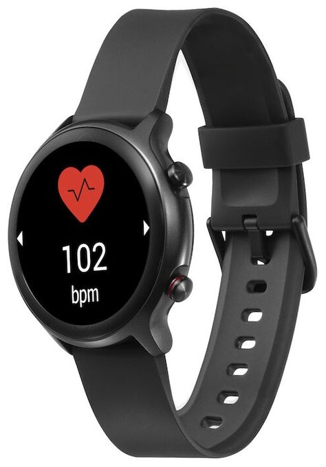 Digital 44 mm Smartwatch Rund IP68  380600 Watch (Schwarz) 