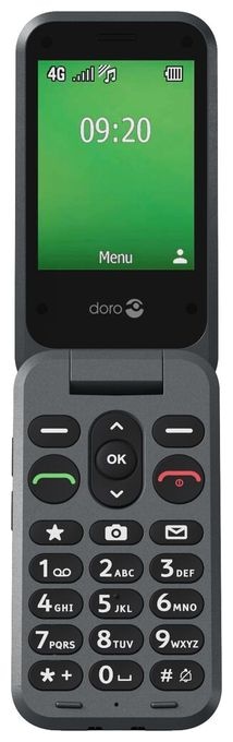 4G Smartphone 7,11 cm (2.8 Zoll) 0,3 MP Single SIM  Leva E20 (Schwarz) 