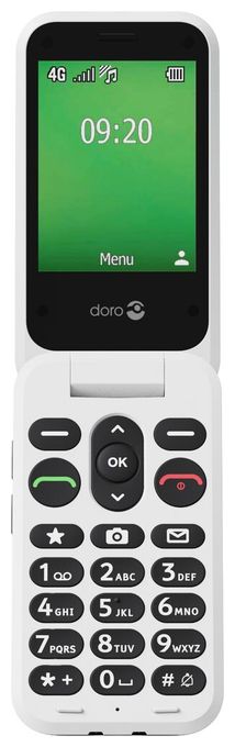 4G Smartphone 7,11 cm (2.8 Zoll) 0,3 MP Single SIM  Leva E22 (Schwarz, Weiß) 