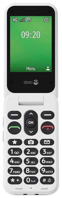 4G Smartphone 7,11 cm (2.8 Zoll) 0,3 MP Single SIM  Leva E22 (Rot, Weiß) 