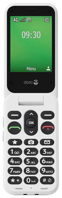 4G Smartphone 7,11 cm (2.8 Zoll) 0,3 MP Single SIM  Leva E30 (Schwarz, Weiß) 
