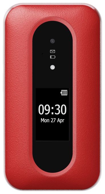 4G Smartphone 7,11 cm (2.8 Zoll) 2 MP Single SIM  Leva L30 (Rot, Weiß) 