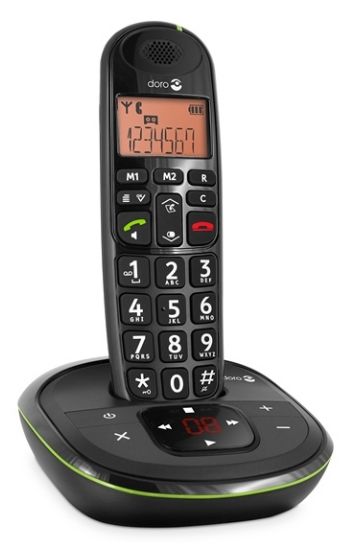 DECT-Telefon  PhoneEasy 105wr (Schwarz) 