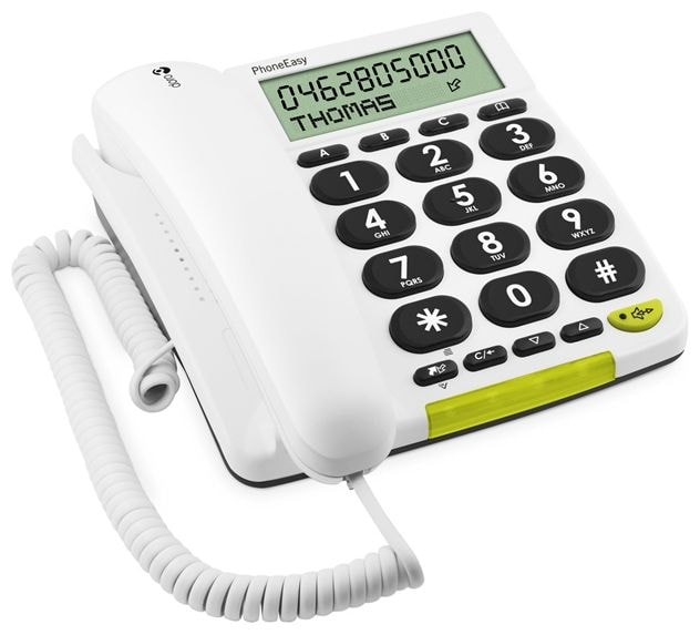 Analoges Telefon  PhoneEasy 312cs (Weiß) 