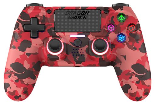 Analog / Digital Gamepad für PlayStation PS4  Mizar (Camouflage, Rot) 