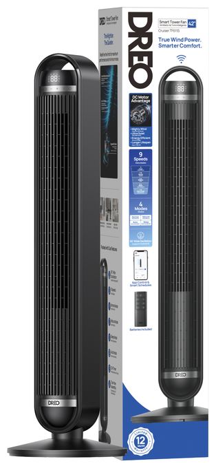 Turmventilator Stand 25 dB  DR-HTF011S Cruiser (Schwarz) 