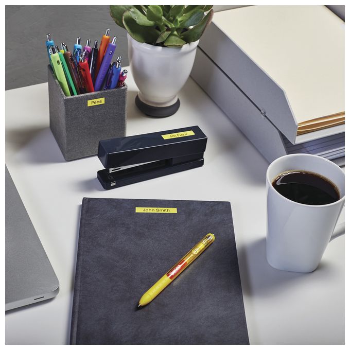 DYMO Original D1-Etikettenband | schwarz auf gelb | 9 mm x 7 m | selbstklebendes Schriftband | für LabelManager-Beschriftungsgerät 
