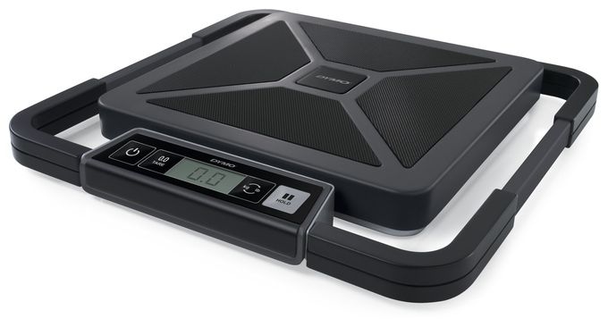 DYMO S50 Paketwaage Tragbare Digital | 50 kg | Briefwaage mit LCD-Bildschirm | USB oder AAA Batterien 